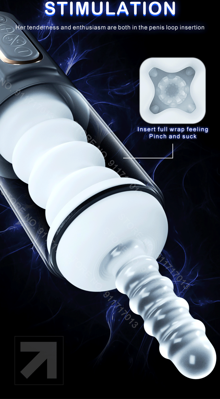 S-Pleasure - Masturbateur stimulant avec mode vibrant et aspirant