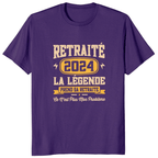 T-shirt Personnalisé Retraité 2024 La LEGENDE