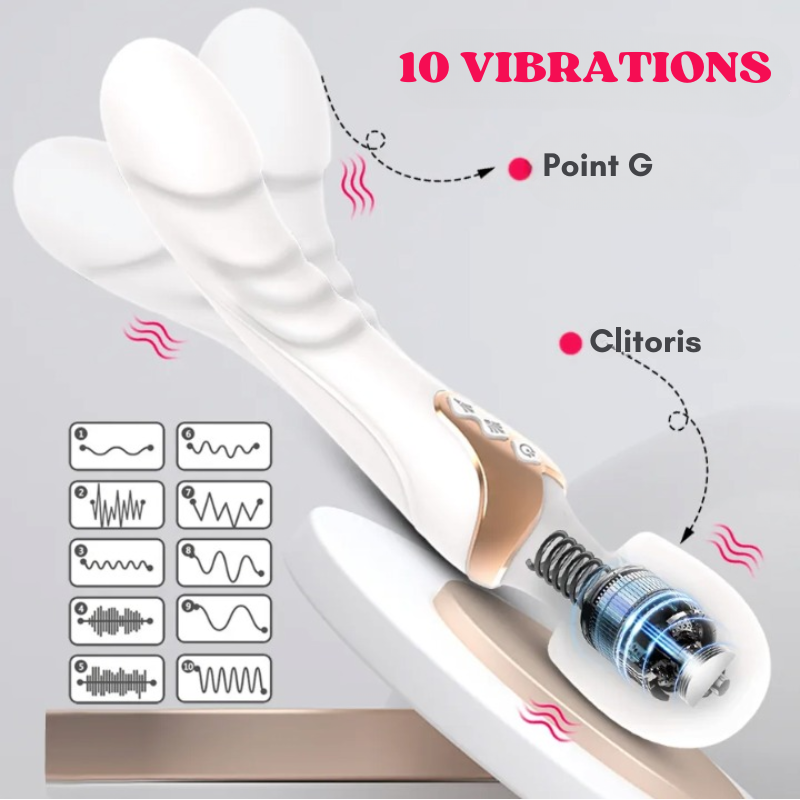 Venus - Vibromasseur 3 en 1 -  10 Modes de plaisir