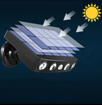 Lampe solaire puissante et rotative