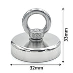 Aimant de Pêche Puissant Jusqu'à 61kg - Corde OFFERTE