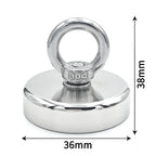 Aimant de Pêche Puissant Jusqu'à 61kg - Corde OFFERTE