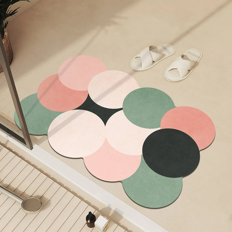 Tapis Absorbant et Antidérapant Luxe pour Salle de Bain