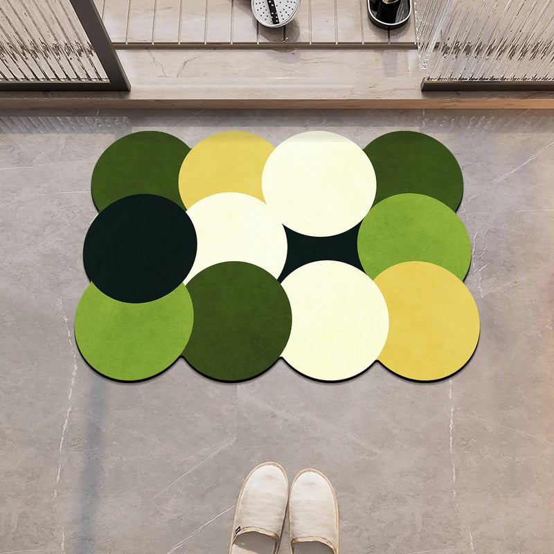 Tapis Absorbant et Antidérapant Luxe pour Salle de Bain