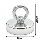 Aimant de Pêche Puissant Jusqu'à 61kg - Corde OFFERTE