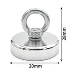 Aimant de Pêche Puissant Jusqu'à 61kg - Corde OFFERTE
