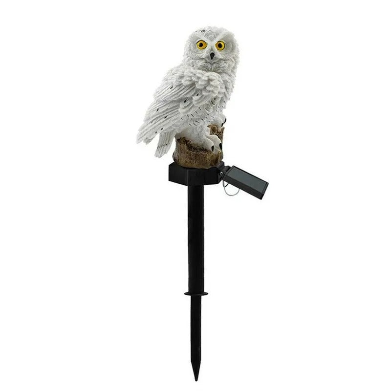 Solar Light Garden Decoration Realistic Owl