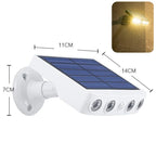 Lampe solaire puissante et rotative