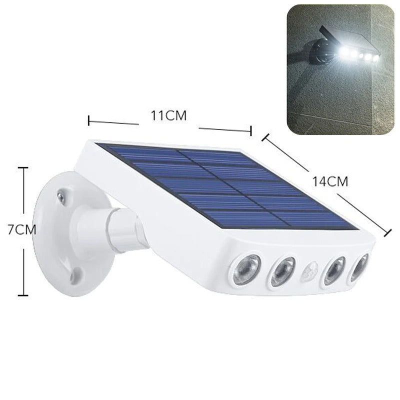 Lampe solaire puissante et rotative