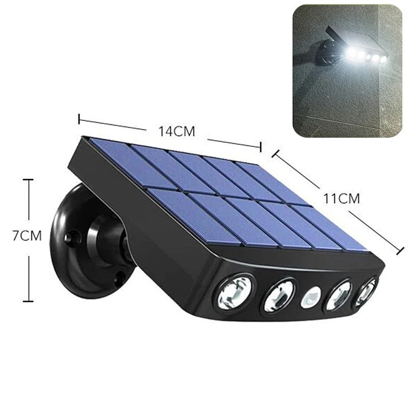 Lampe solaire puissante et rotative