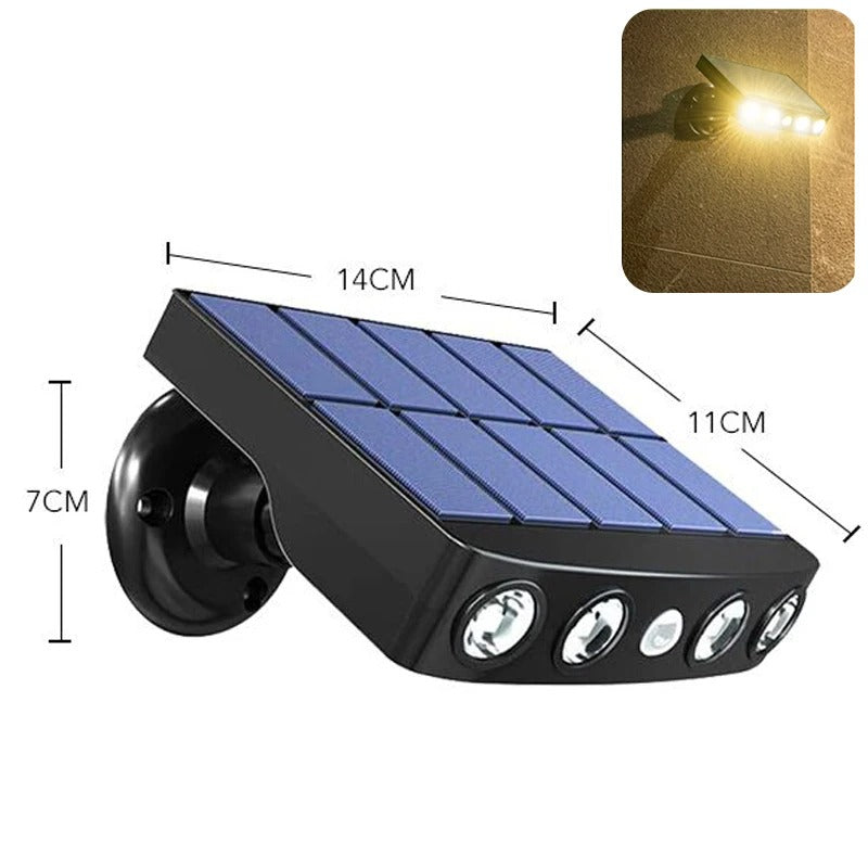 Lampe solaire puissante et rotative