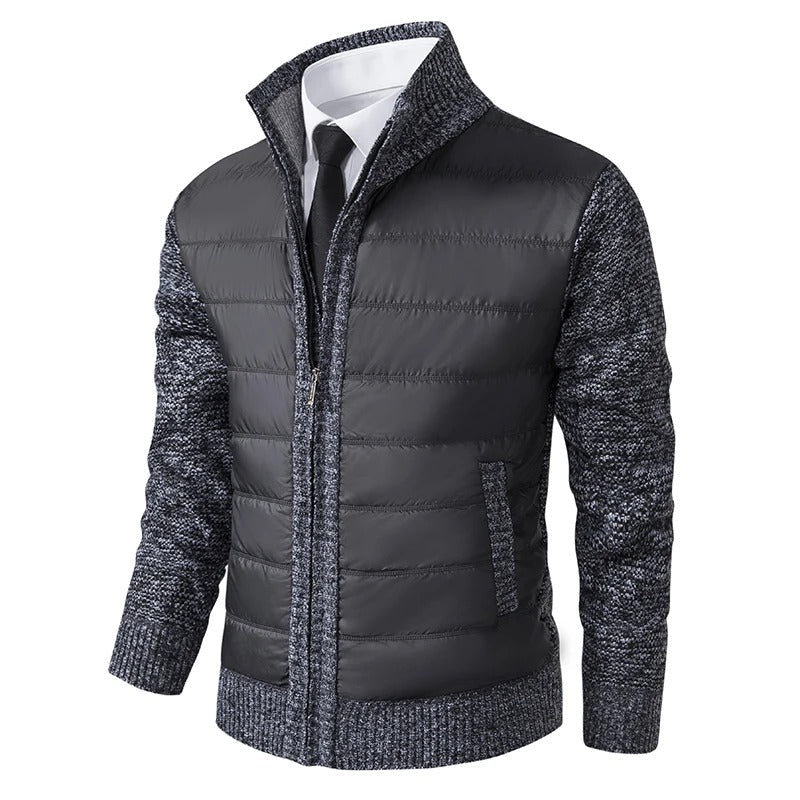 Men's wool cardigan jacket
