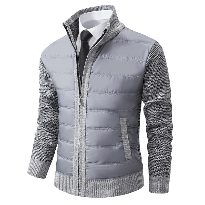 Men's wool cardigan jacket