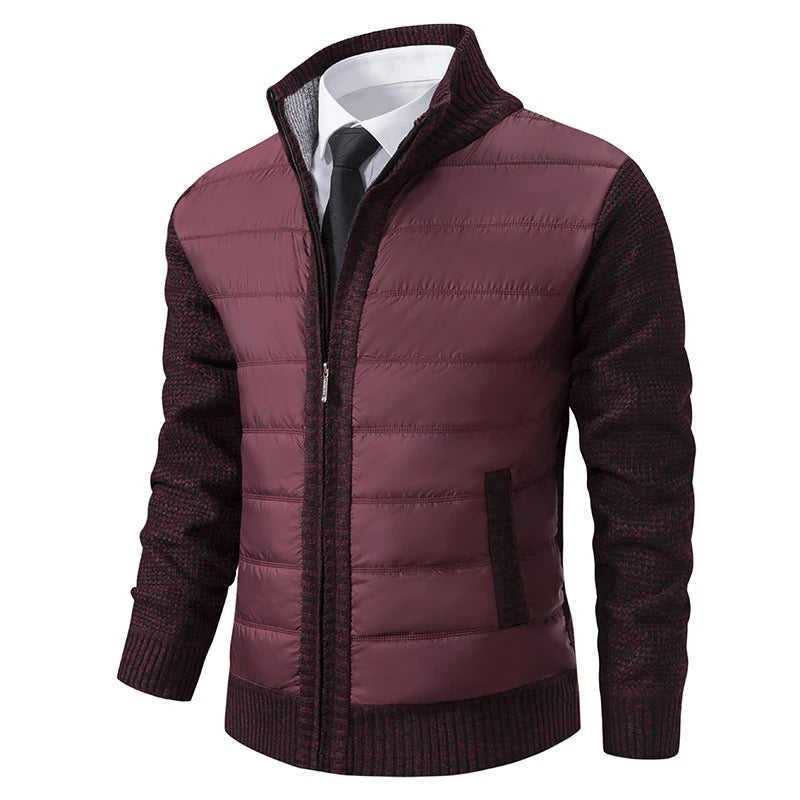 Men's wool cardigan jacket