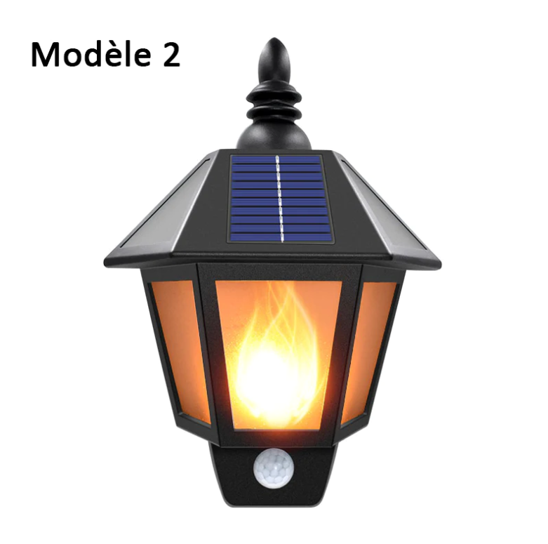 Applique lanterne solaire