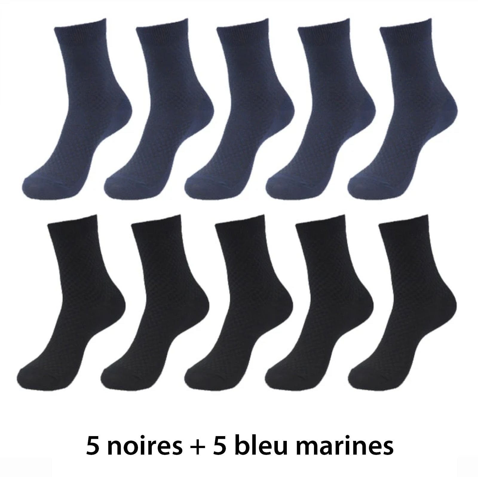 10 pairs of breathable bamboo fiber socks - Free shipping
