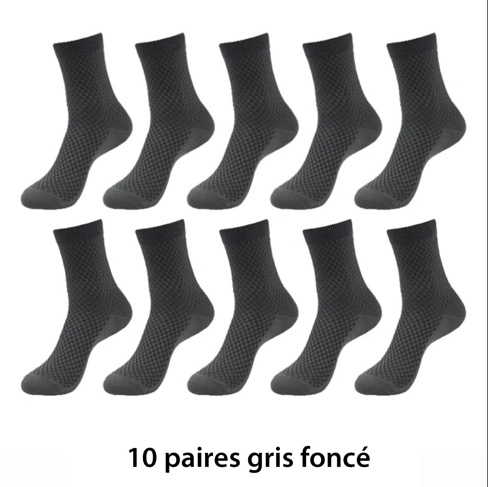 10 pairs of breathable bamboo fiber socks - Free shipping