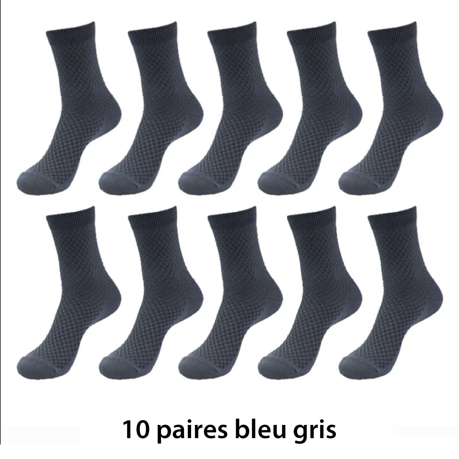10 pairs of breathable bamboo fiber socks - Free shipping