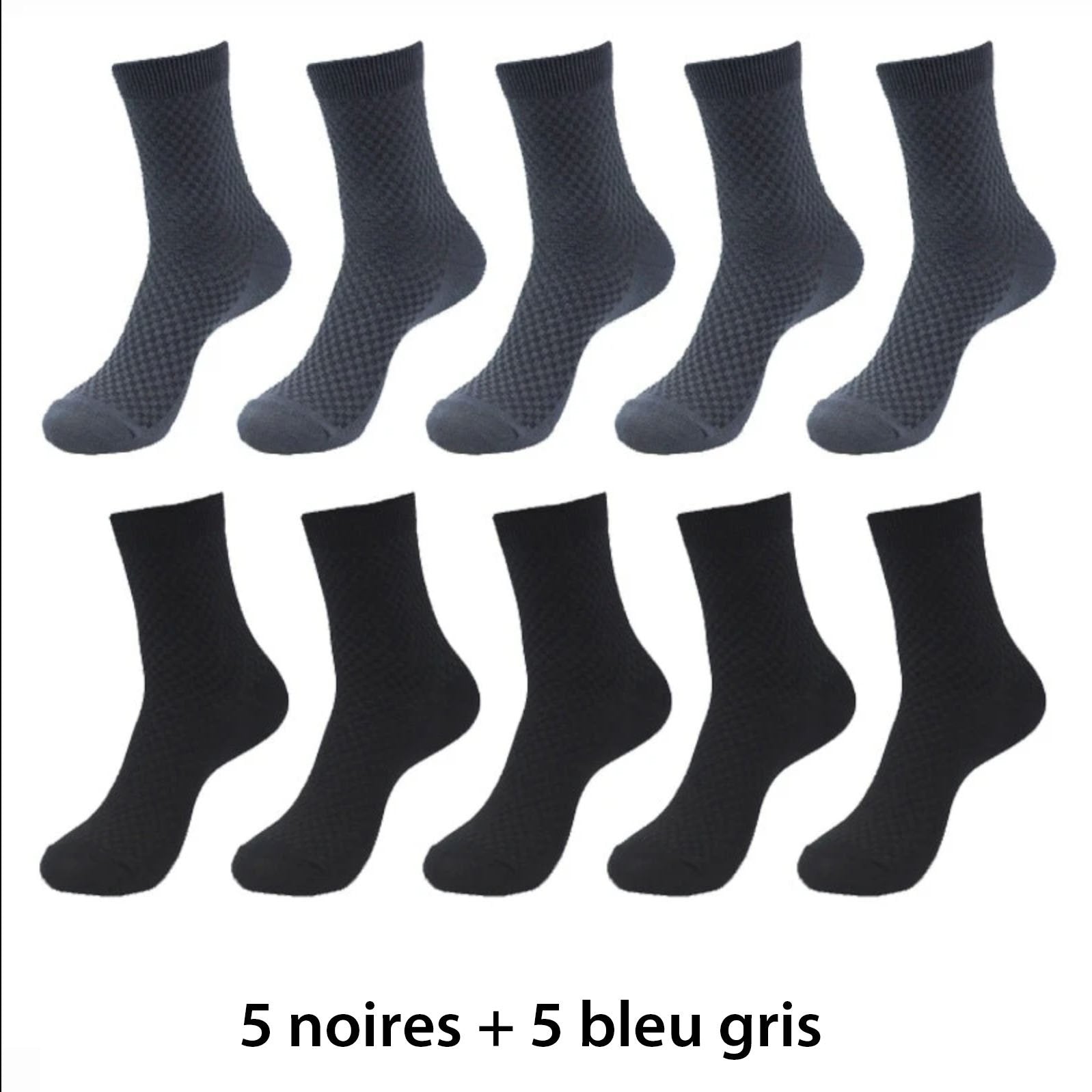 10 pairs of breathable bamboo fiber socks - Free shipping