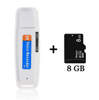 Mini dictaphone USB  + Carte SD 8GB OFFERTE