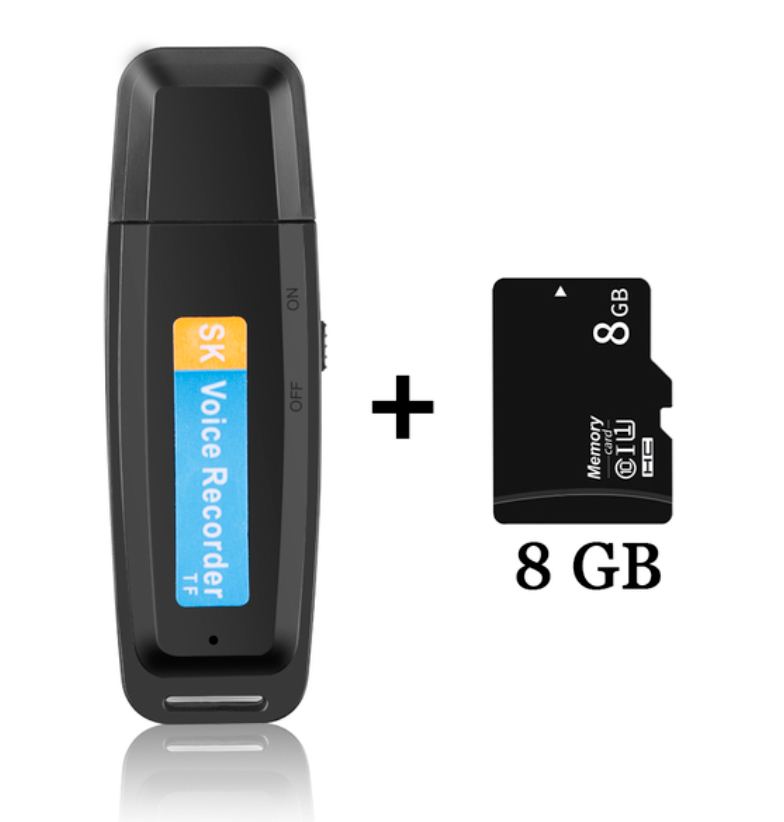 Mini dictaphone USB  + Carte SD 8GB OFFERTE