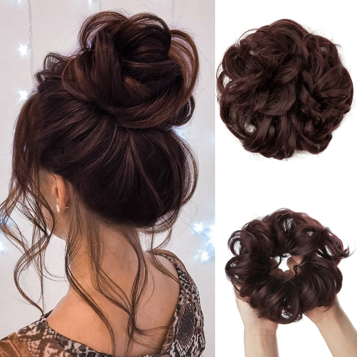Messy bun scrunchie