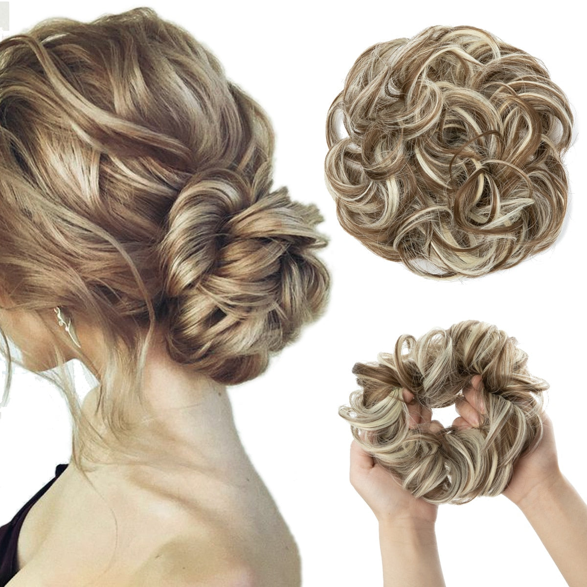 Messy bun scrunchie