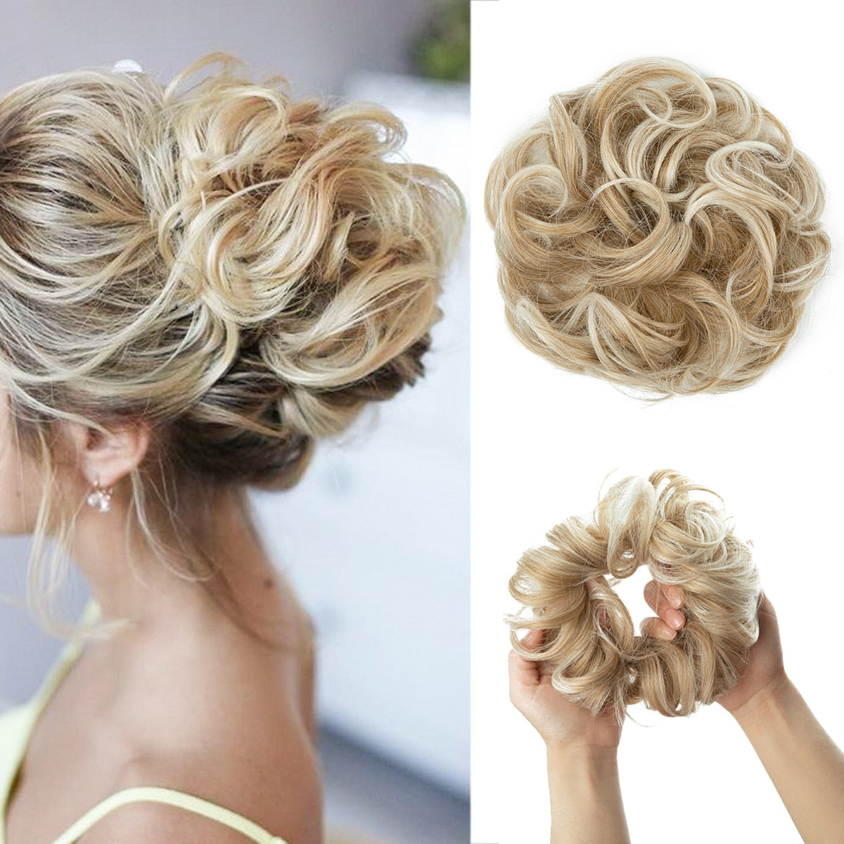 Messy bun scrunchie