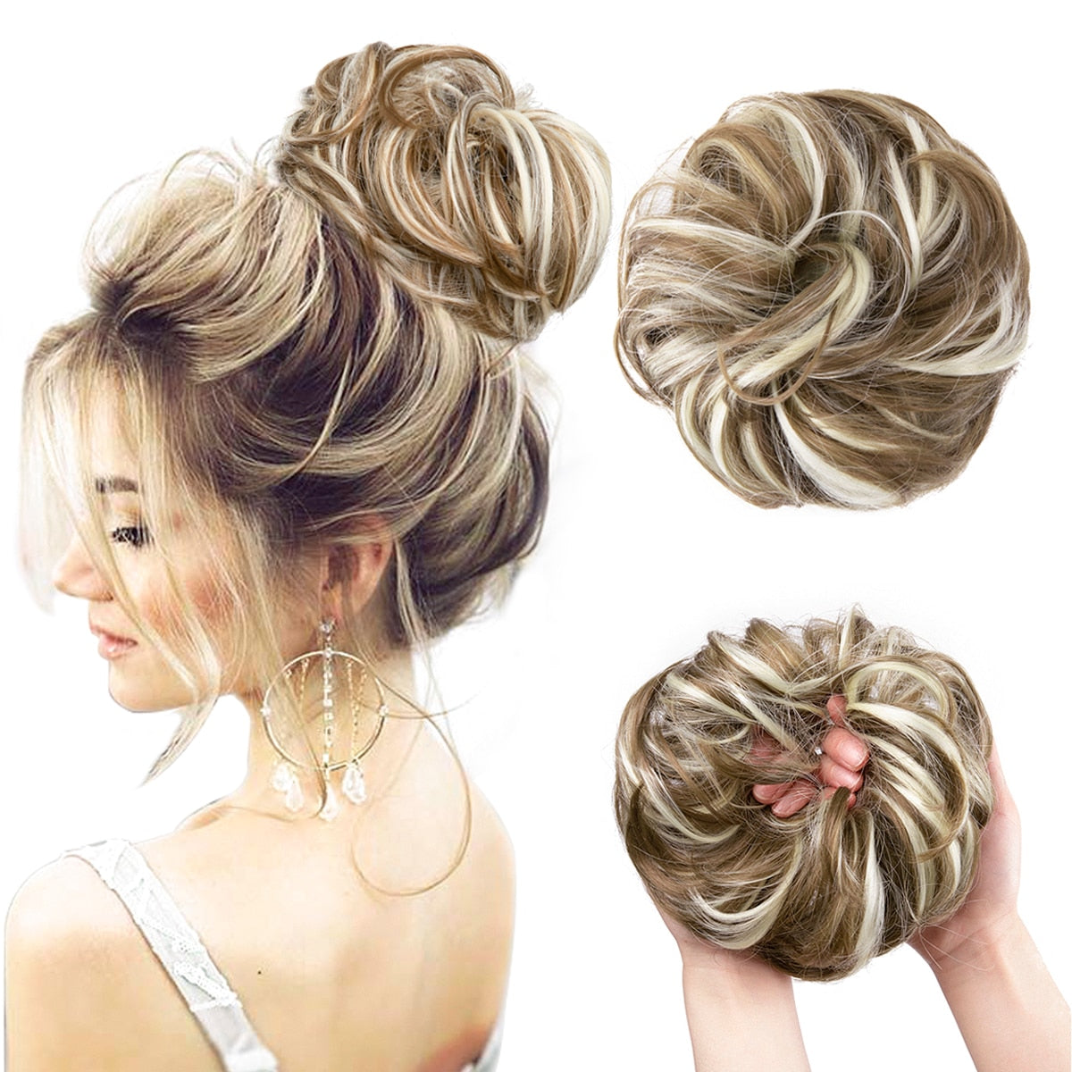 Messy bun scrunchie