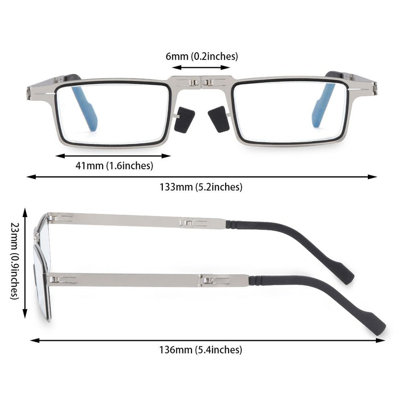 Lunettes de lecture pliantes - Verres progressifs