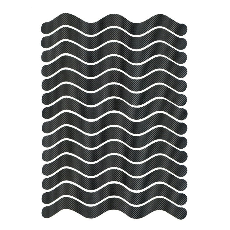 Lot de 24 bandes antidérapantes adhésives