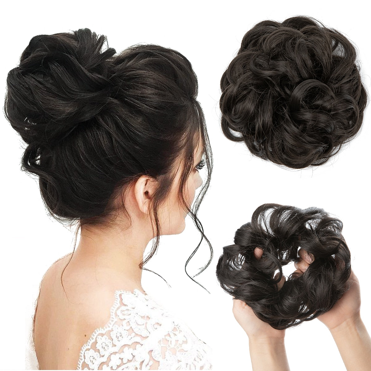 Messy bun scrunchie