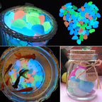 Galets décoratifs fluorescents
