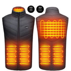 Gilet Chauffant Electrique - 8 Zones chauffantes