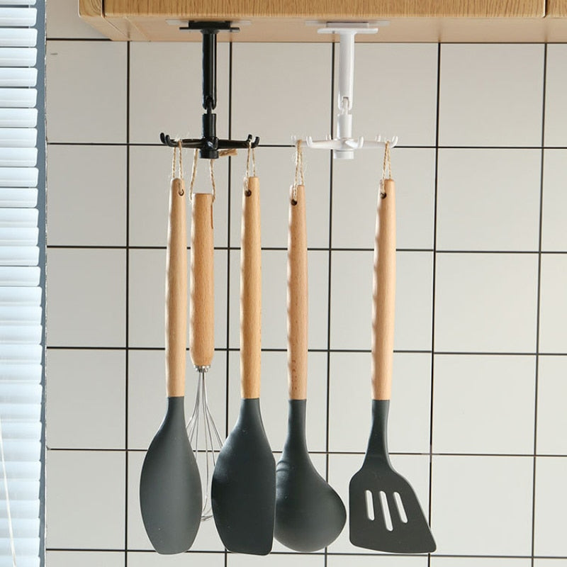 Crochet de cuisine rotatif