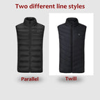 Gilet Chauffant Electrique - 8 Zones chauffantes