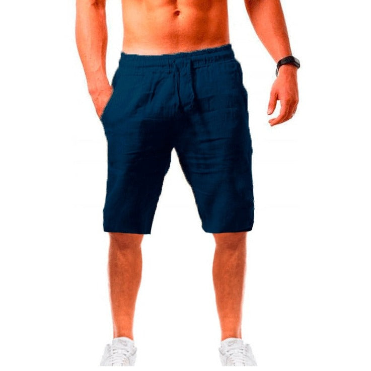 NATHAN - Men's breathable linen shorts