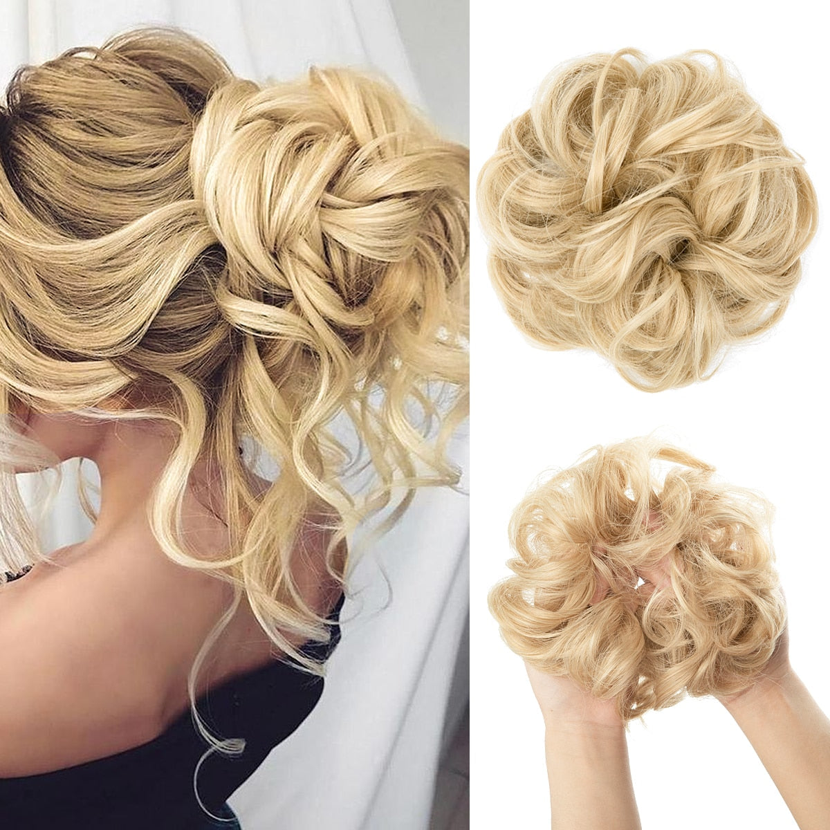 Messy bun scrunchie