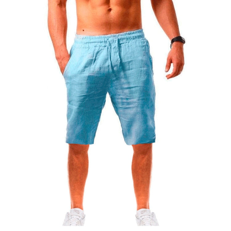 NATHAN - Men's breathable linen shorts