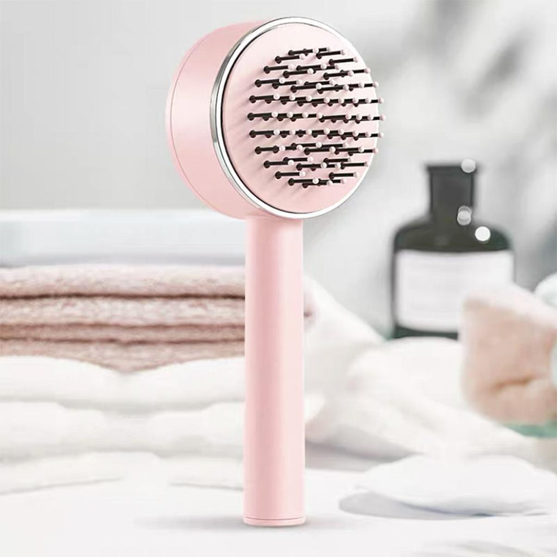 Brosse à cheveux auto-nettoyante