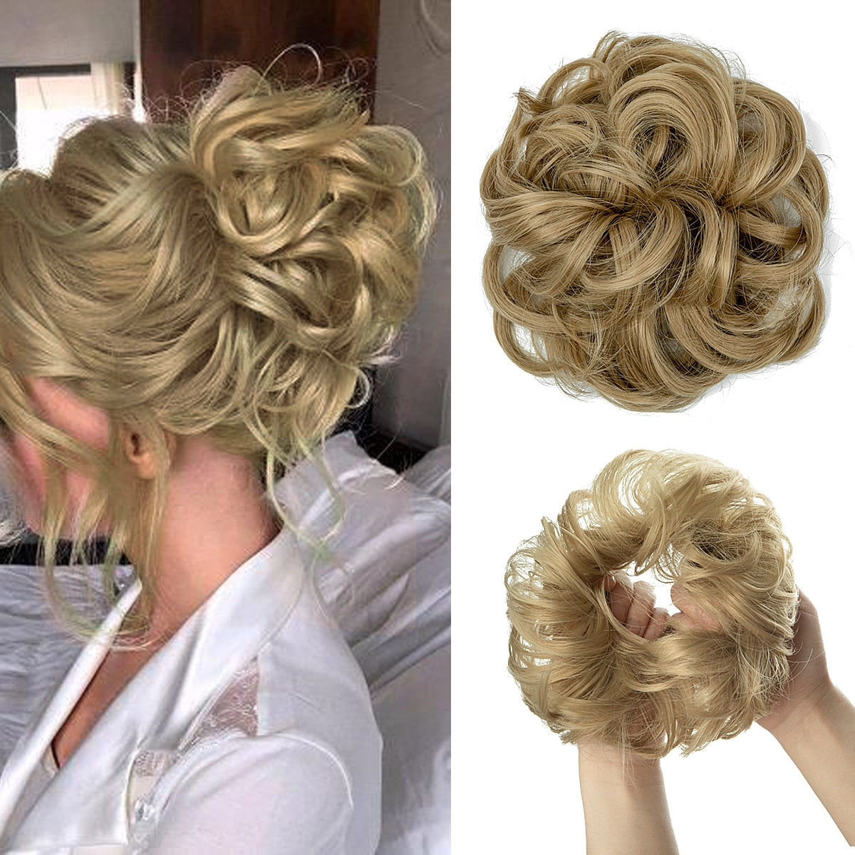 Messy bun scrunchie