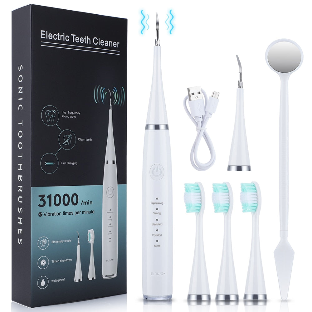 Toothbrush and electric descaler