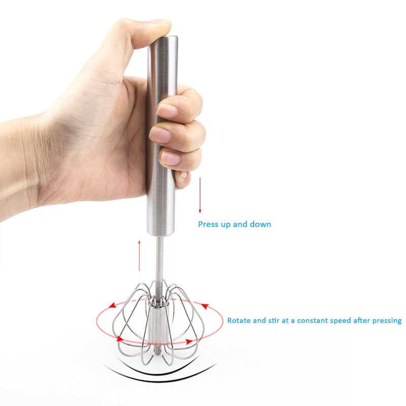 Fouet semi-automatique en acier inoxydable