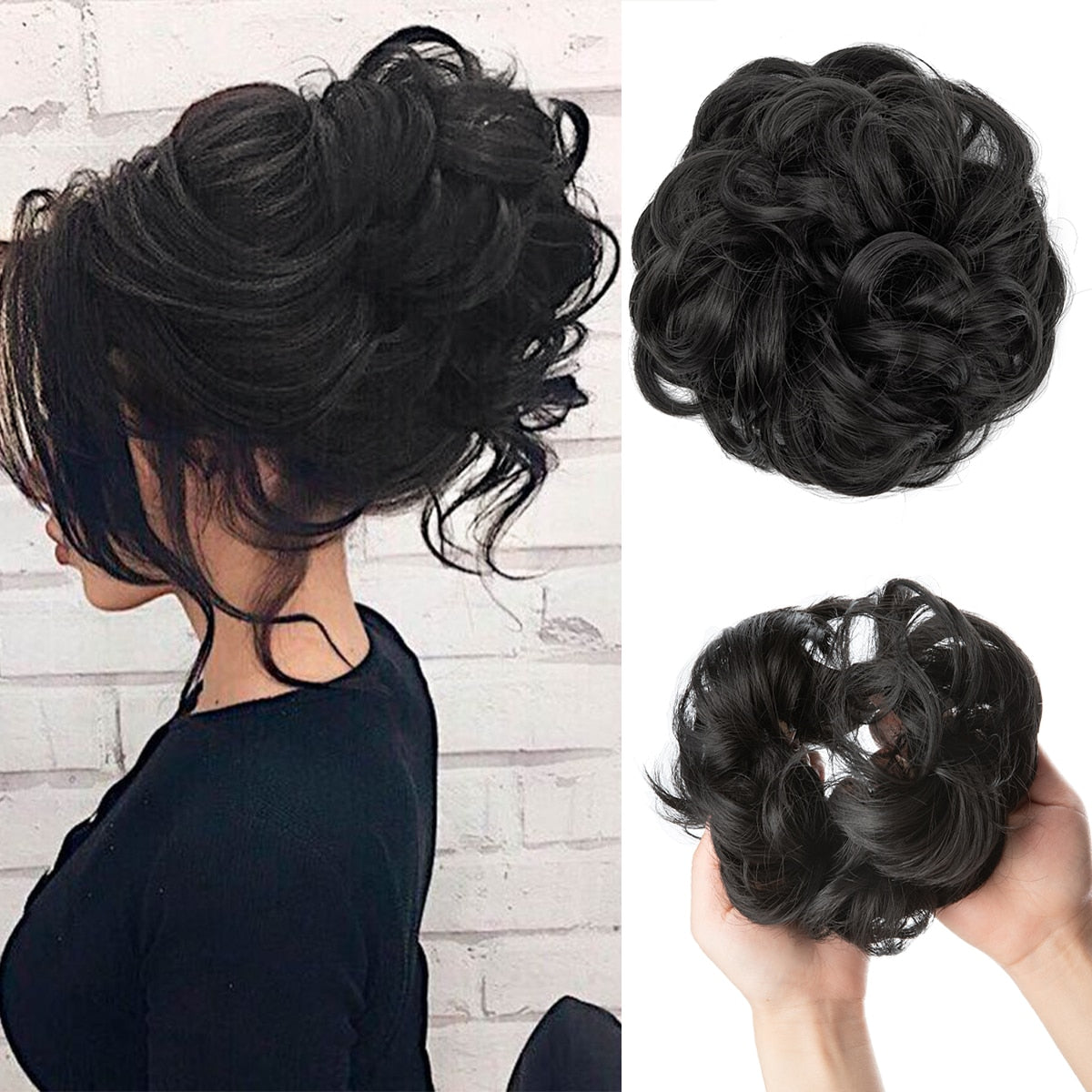 Messy bun scrunchie