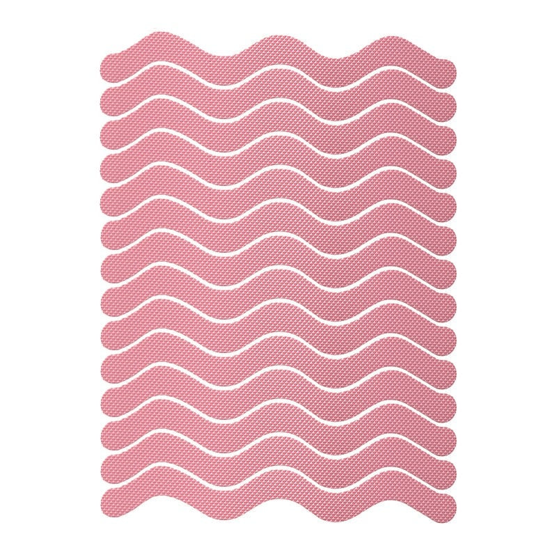 Lot de 24 bandes antidérapantes adhésives