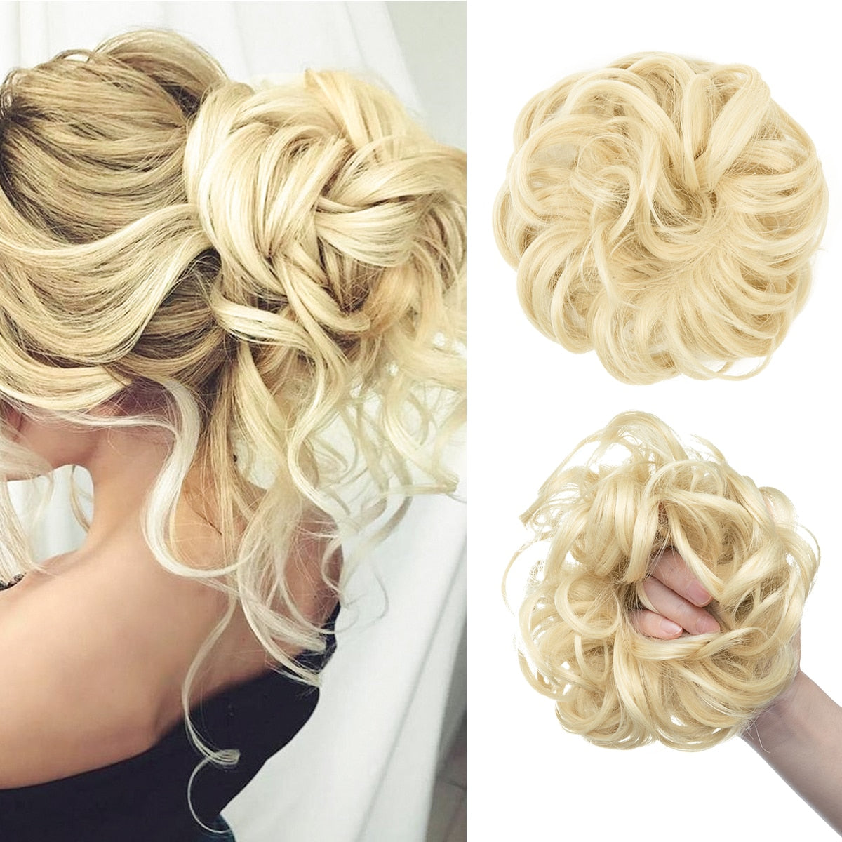 Messy bun scrunchie