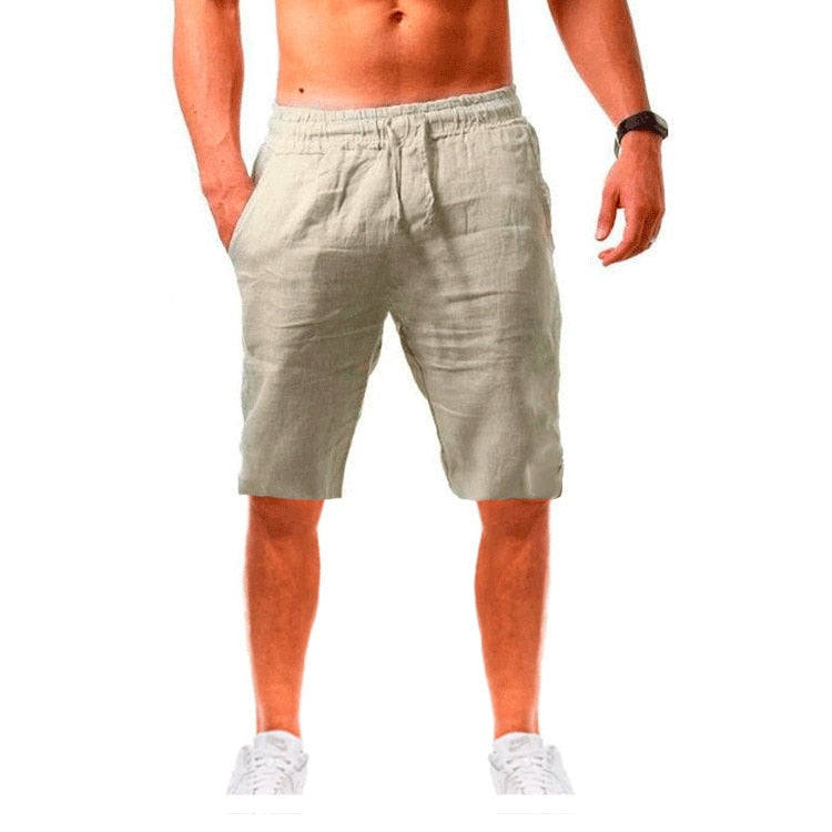 NATHAN - Men's breathable linen shorts