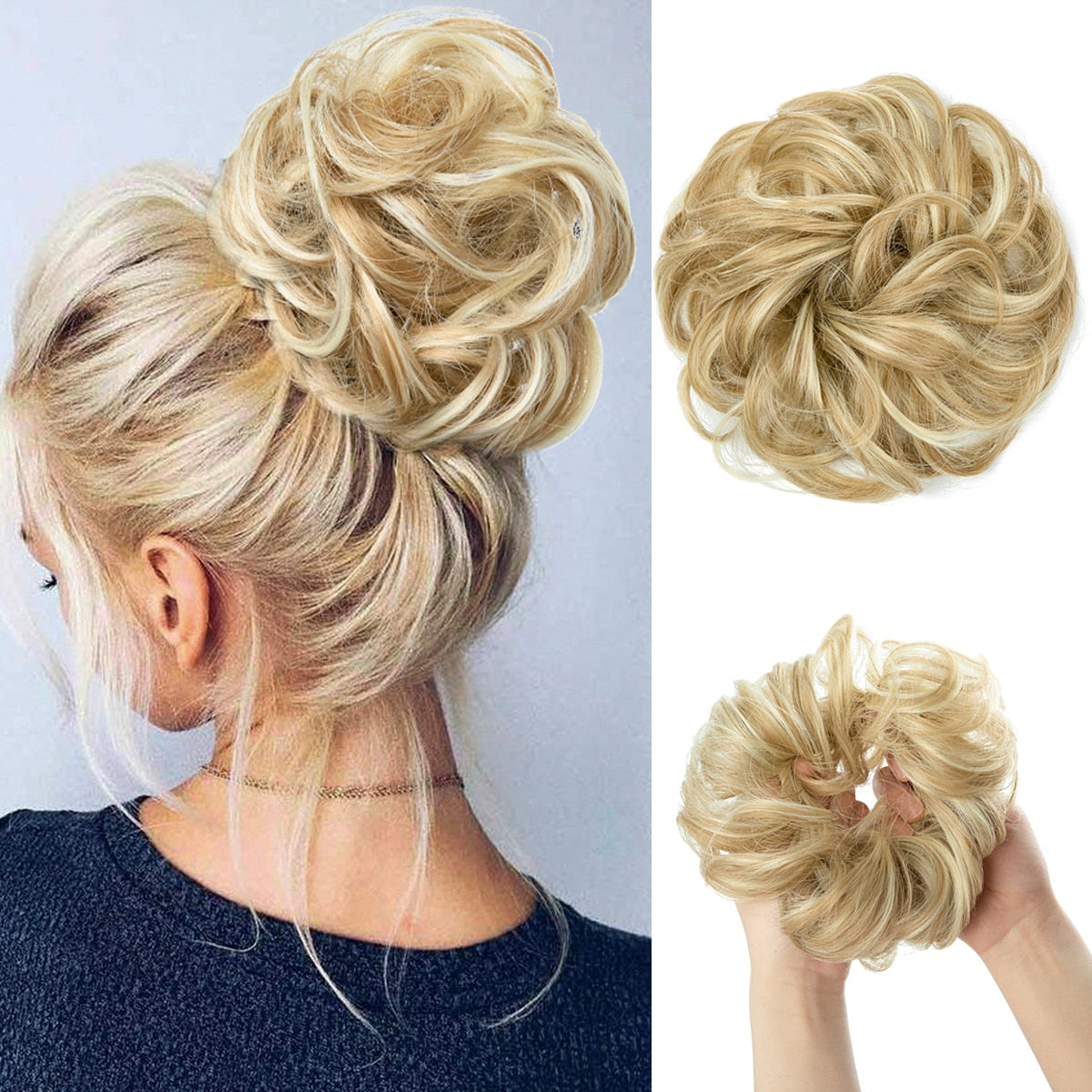 Messy bun scrunchie