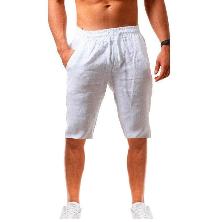 NATHAN - Men's breathable linen shorts