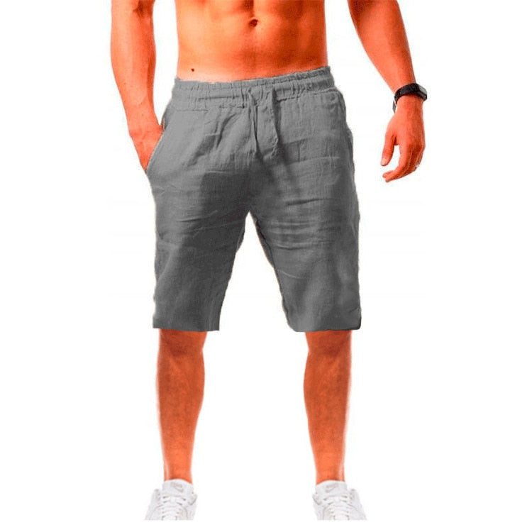 NATHAN - Men's breathable linen shorts